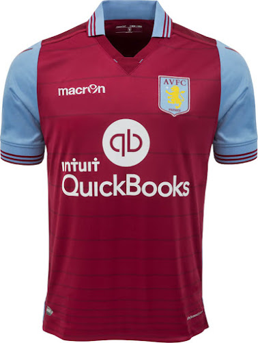 Aston Villa 2015-16 Home Soccer Jersey